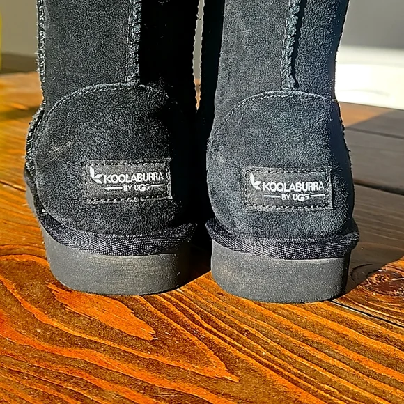 Koolaburra by Ugg Girls Size 5 Black Boots - Picture 6 of 8